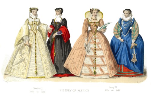 French costume: Charles IX, Henry III, (1882). Artist: Unknown