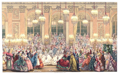 A Masquerade Ball, (1885).Artist: Urrabieta