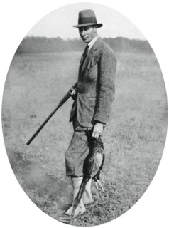 The Duke of York at a shooting party in 1922, (1937). Artist: Unknown