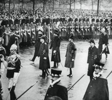 The Duke of York in King George V's funeral procession, 1936, (1937). Artist: Unknown