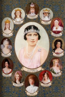 Queen consorts crowned in Westminster Abbey, 1937. Creator: Unknown.