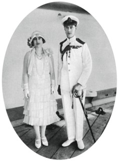 The Duke and Duchess of York on board HMS 'Renown', Malta, 1927, (1937).  Creator: Unknown.