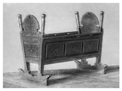 Queen Elizabeth I's cradle, (1896). Artist: Boussod, Valadon & Co
