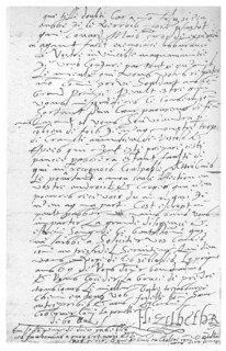 Letter written by Queen Elizabeth I, 16th century, (1896).Artist: Queen Elizabeth I