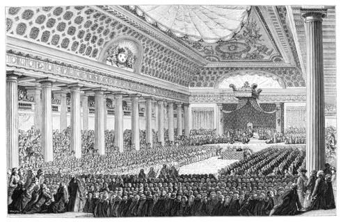 Opening Of The Estates General, Versailles, 1789, (1885). Artist: Unknown