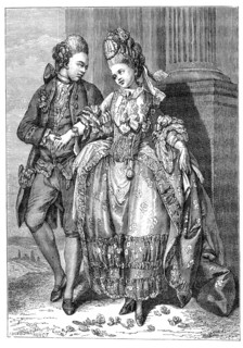 The Costume Of Marriage, (1885).Artist: Schenau