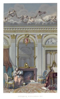 Interior Under Louis XVI, (1885).Artist: Durin