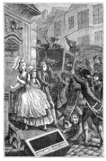 Brawls In The Street, (1885).Artist: L Binet