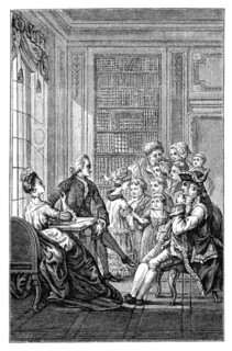 The Family And The Judge, (1885). Artist: Unknown