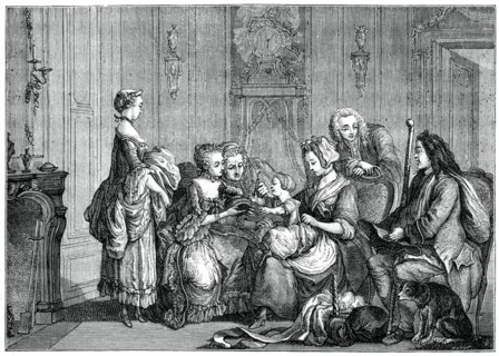 The Visit Of The Nurse, (1885).Artist: Eisen