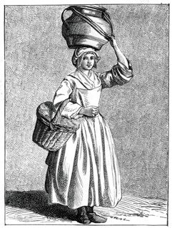 A Milkmaid, 1737-1742.Artist: Bouchardon
