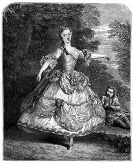 French Actress, (1885).Artist: Lancret
