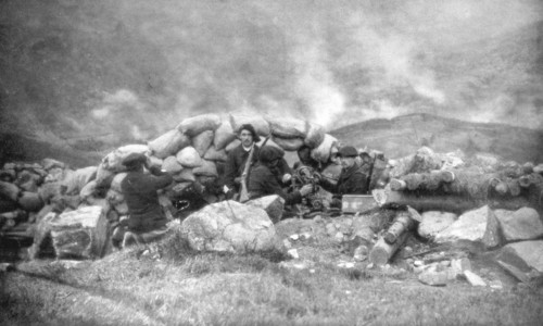 French Chasseurs Alpins fighting in Alsace, June 1915, (1926). Artist: Unknown