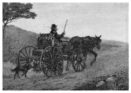 A Colac Rabbit Trapper, 1886.Artist: Frederic B Schell