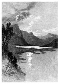Valley Lake, Mount Gambier, South Australia, 1886.Artist: H Baker