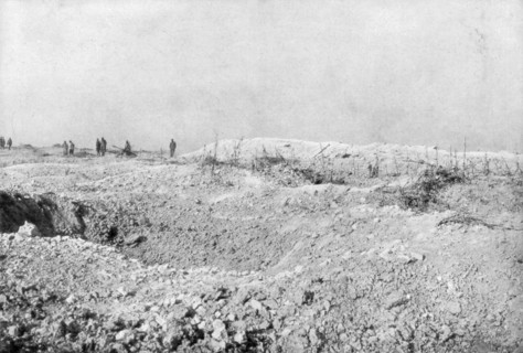 The landscape of Mort-Homme, Verdun, France, First World War, 1917. Artist: Unknown