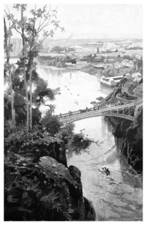 Launceston, from Cataract Bridge, Tasmania, Australia, 1886. Artist: Unknown
