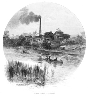 Paper Mill, Liverpool, New South Wales, Australia, 1886.Artist: Albert Henry Fullwood