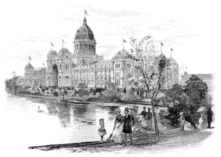 Melbourne Exhibition Building, Victoria, Australia, 1886. Artist: Unknown
