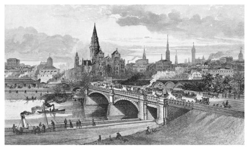 Princes Bridge, Melbourne, Victoria, Australia, 1886. Artist: Unknown