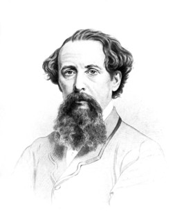 Charles Dickens, 19th century English author, (1910). Artist: Unknown