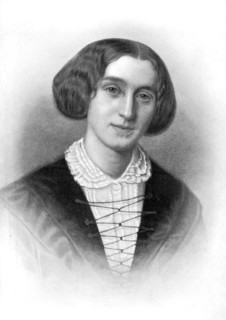 George Eliot, 19th century English novelist, (1902).Artist: Francois d'Albert Durade
