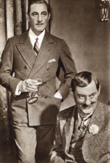 John Barrymore and Lionel Barrymore, American actors, 1933. Artist: Unknown