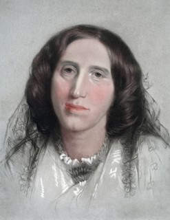 George Eliot, English novelist, 19th century. Artist: G Sidney Hunt