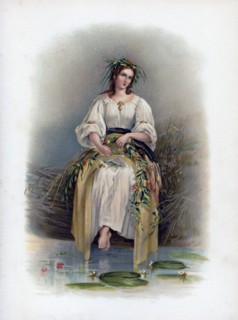 'Ophelia', 1891.Artist: H Saunders
