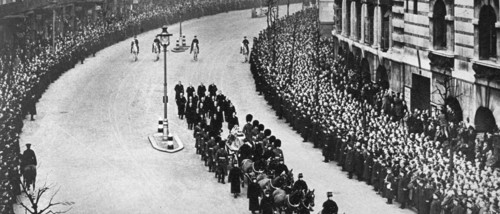 King George V's funeral procession, London, January 1936. Artist: Unknown
