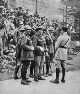 The Prince of Wales at the Italian front, 1917. Artist: Unknown