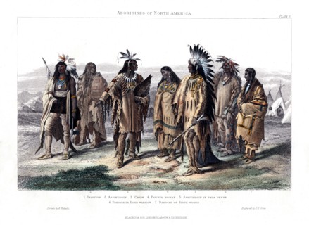 'Aborigines of North America', 1873. Artist: JJ Crew