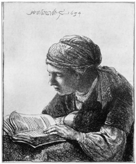 'Woman Reading', 1634, (1912).Artist: Rembrandt Harmensz van Rijn