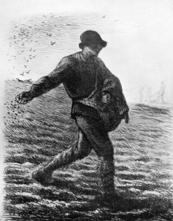 'Le Semeur', c1850, (1913).Artist: Jean Francois Millet