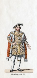 King Henry VIII of England, costume design for Shakespeare's play, Henry VIII, 19th century. Artist: Unknown