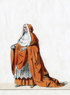 Cardinal Wolsey, costume design for Shakespeare's play, Henry VIII, 19th century. Artist: Unknown