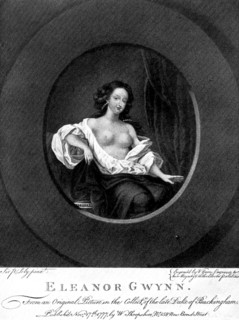 Nell Gwynne, English actress, (19th century).Artist: Valentine Green