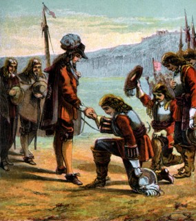 Charles II and General Monck, c1660, (c1850). Artist: Unknown