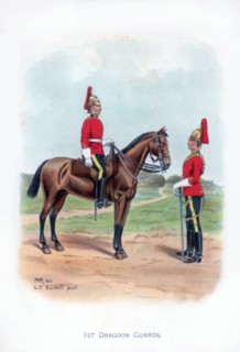 '1st Dragoon Guards', 1915.Artist: LE Buckell