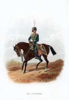 '3rd Hussars', 1889. Artist: Unknown