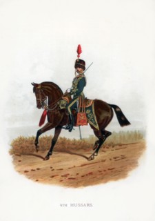 '4th Hussars', 1889. Artist: Unknown