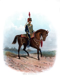 '20th Hussars', 1890.Artist: R Simkin