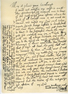 Letter from Oliver Cromwell to Lord Fairfax, Wexford, 15th October, 1649. Artist: Oliver Cromwell