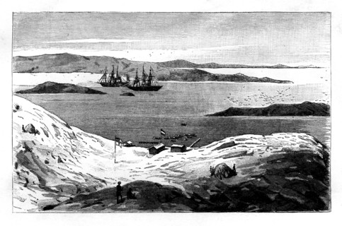 The port of Angra Pequena, Namibia, 19th century. Artist: Unknown