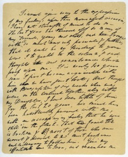 Letter from William Wordsworth on the death of Samuel Taylor Coleridge, 29th July 1834.Artist: William Wordsworth