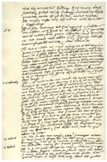 Journal of Sir Walter Raleigh, 1618.Artist: Sir Walter Raleigh