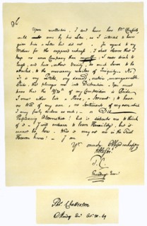 Letter from Thomas Chatterton to William Barrett, 1769.Artist: Thomas Chatterton