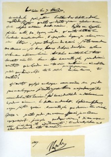 Letter from Napoleon Bonaparte to his brother Joseph, 25th July 1798.Artist: Napoleon Bonaparte I