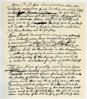 Notes by William Hogarth, c1751.Artist: William Hogarth