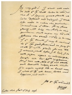 Letter from Robert Devereux, Earl of Essex, to William Cecil, 1st July 1596.Artist: Robert Devereux, 2nd Earl of Essex